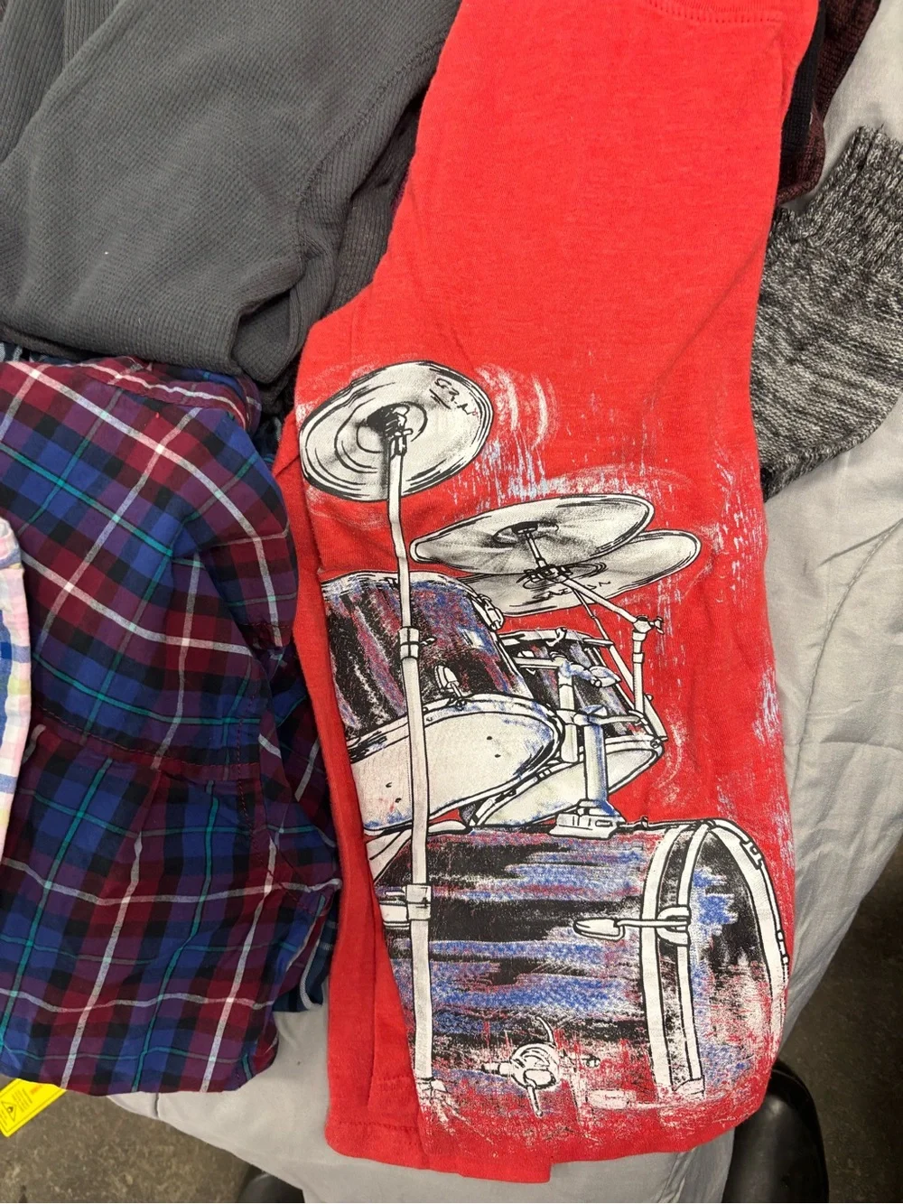 Kids Neutral & Red Mixed Matching Set - Multi-Item Outfit Bundle back to school